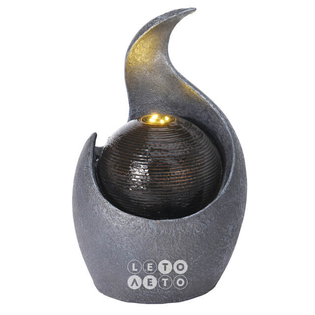 Декоративный фонтан Leggero 38*24 см с LED подсветкой Koopman