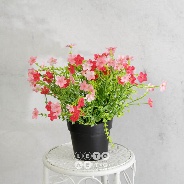 Искусственный цветок в горшке Daisy Pink 28 см Kaemingk