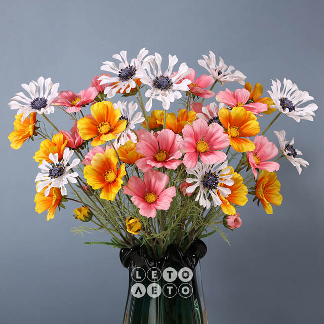 Искуcственный цветок Scabiosa - Perfecta White 65 см EDG