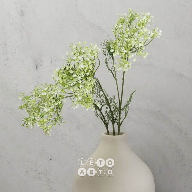 Декоративная ветка Lemanna 76 см, белая Kaemingk
