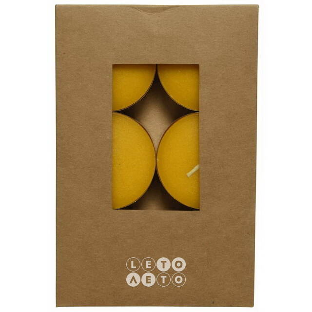 Набор ароматических чайных свечей Fiammella: Lemongrass 6 шт Kaemingk