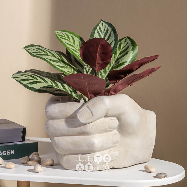Искусственное растение в горшке Calathea 38 см Kaemingk
