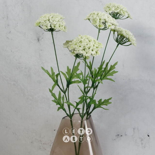 Декоративная ветка Regina Anna 60 см, белая Kaemingk