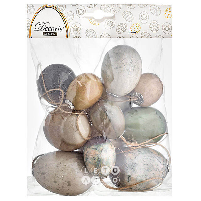 Пасхальные подвески Яйца - Holy Easter 4-6 см, 12 шт Kaemingk