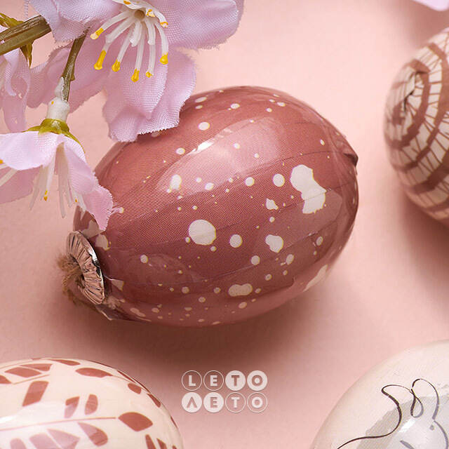 Пасхальные подвески Яйца - Good Easter 5 см, 8 шт Kaemingk