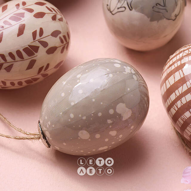 Пасхальные подвески Яйца - Good Easter 5 см, 8 шт Kaemingk