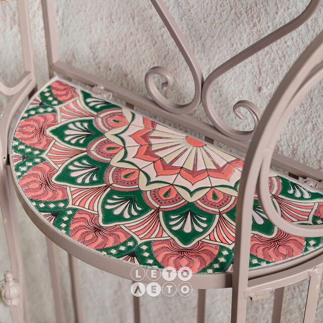 Металлический стеллаж для цветов Мелроуз 98*40 см Kaemingk (Кейминг)