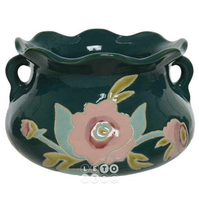 Керамическая ваза-кашпо Dolly Flowers 24*15 см Kaemingk