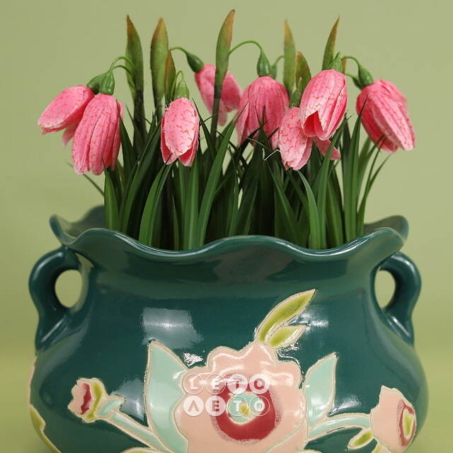 Керамическая ваза-кашпо Dolly Flowers 24*15 см Kaemingk
