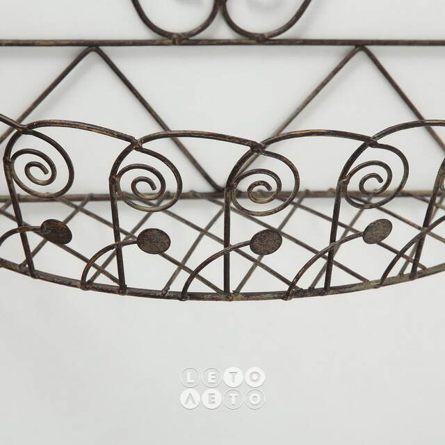 Подвесное кашпо Grange Birch 39*38 см, металл Boltze