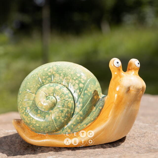 Садовая фигура Улитка Фрэнк - Smiley Snail 15 см Kaemingk