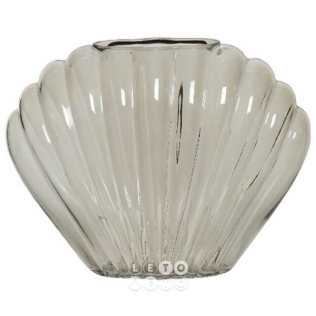 Стеклянная ваза Mikimoto Beige 24 см Kaemingk