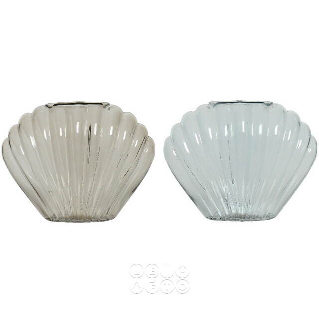Стеклянная ваза Mikimoto Beige 24 см Kaemingk
