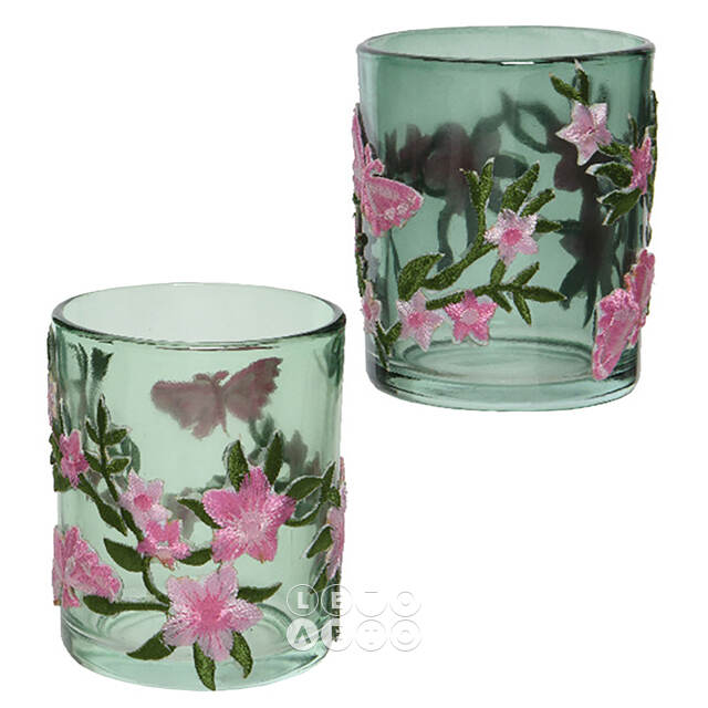 Набор стеклянных подсвечников Luminais Clear 8 см, 2 шт Kaemingk