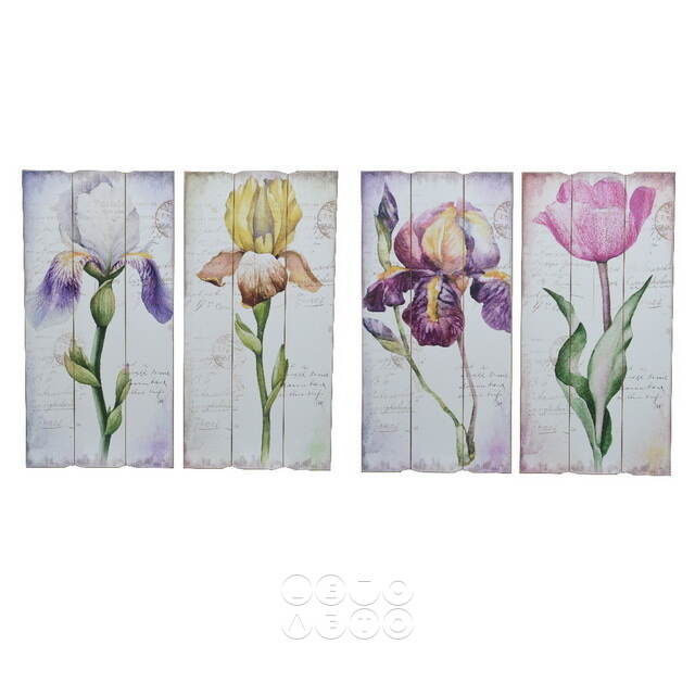Деревянное панно Прованс - Delicata Bellezza 60*30 см Kaemingk