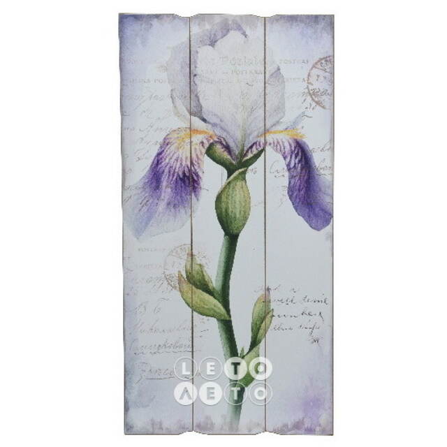 Деревянное панно Прованс - Delicata Bellezza 60*30 см Kaemingk