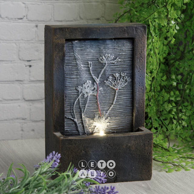 Декоративный фонтан Пронтера 23*15 см с LED подсветкой Kaemingk