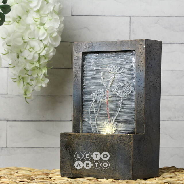 Декоративный фонтан Пронтера 23*15 см с LED подсветкой Kaemingk
