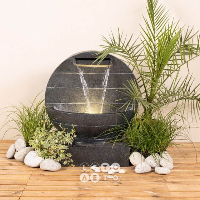 Декоративный фонтан Онтарио 80 см с LED подсветкой Winter Deco