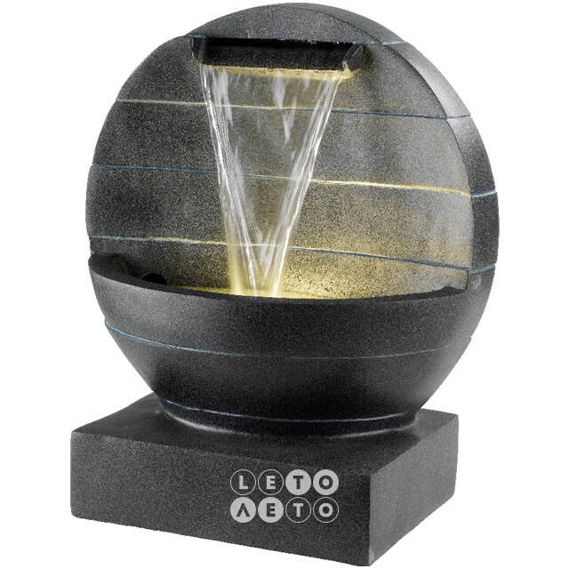 Декоративный фонтан Онтарио 80 см с LED подсветкой Winter Deco