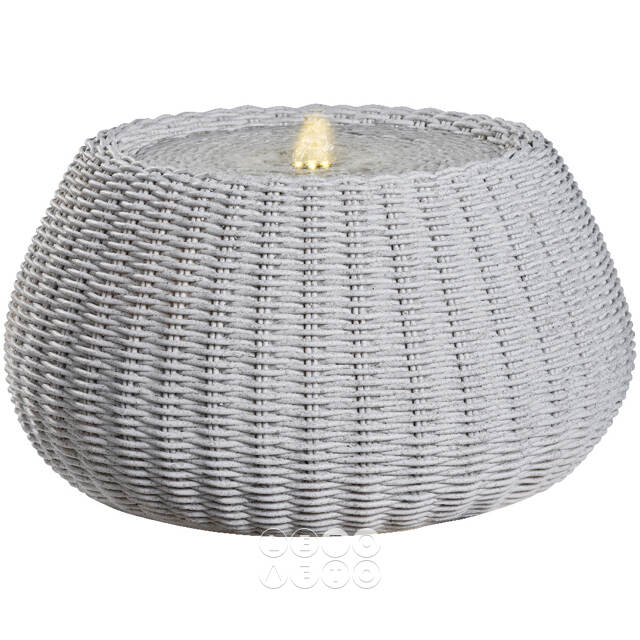 Декоративный фонтан Sorrento Сhiaro 54*28 см с LED подсветкой Kaemingk