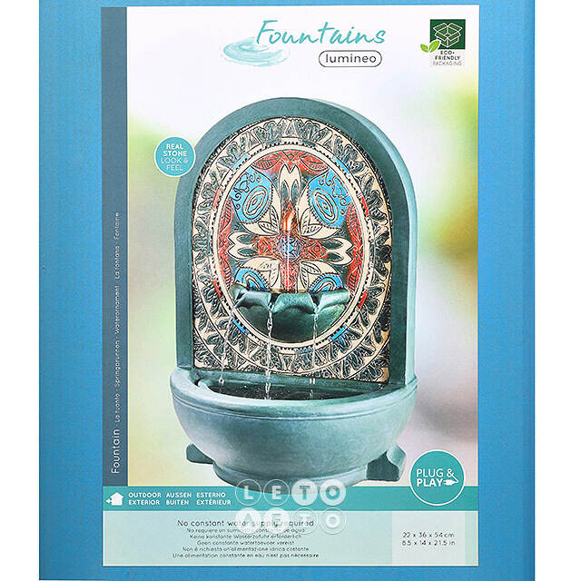 Декоративный фонтан Латифа: Мави 54*36 см, уцененный Kaemingk (Кейминг)