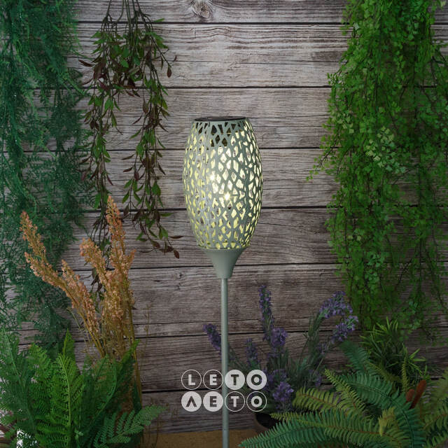 Садовый фонарь на солнечной батарее Solar Drop 94*11 см, зеленый, IP44 Kaemingk