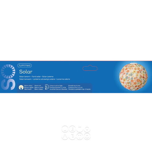 Подвесной светильник на солнечной батарее Solar Flowery 40 см, IP44 Kaemingk