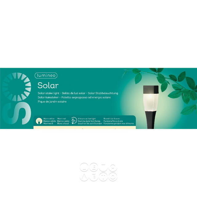 Садовый солнечный фонарь Solar Neo 26 см, IP44 Kaemingk