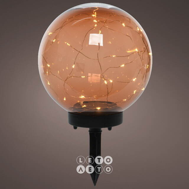 Садовый солнечный светильник Solar Tadema Amber 28*20 см, IP44 Kaemingk
