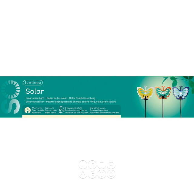Набор садовых светильников на солнечной батарее Solar Fairyland 75*12 см, 3 шт, IP44 Kaemingk