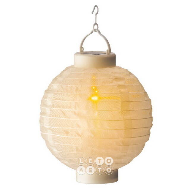 Китайский фонарик на солнечной батарее Solar Porcelana 23*20 см, с эффектом живого пламени, IP44 Kaemingk
