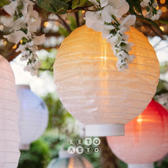 Китайский фонарик на солнечной батарее Solar Porcelana 23*20 см, с эффектом живого пламени, IP44 Kaemingk