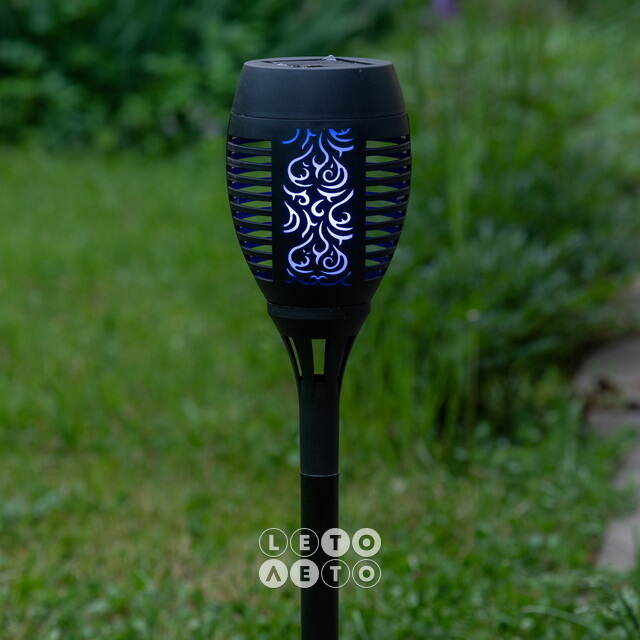 Садовый фонарь на солнечной батарее Solar Samoa 49*10 см, RGB LED с эффектом живого пламени, IP44 Kaemingk