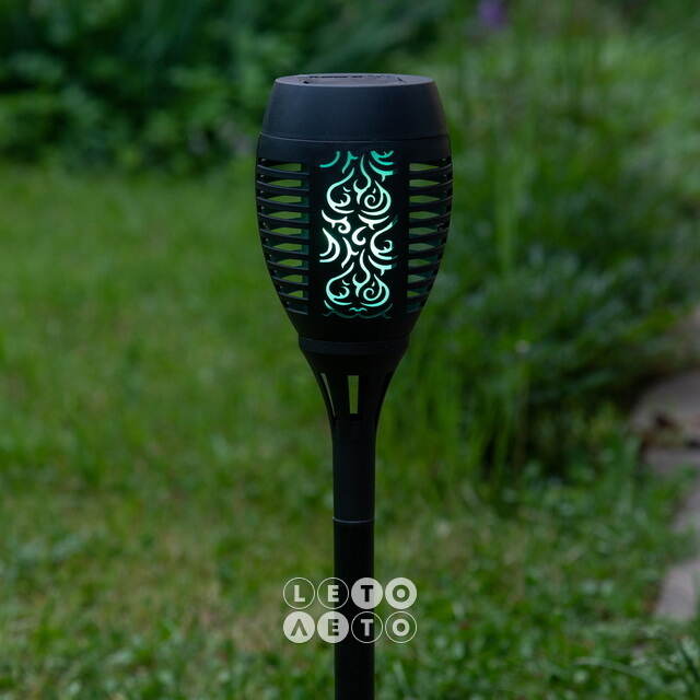 Садовый фонарь на солнечной батарее Solar Samoa 49*10 см, RGB LED с эффектом живого пламени, IP44 Kaemingk