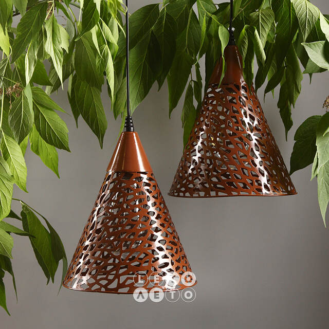 Подвесной солнечный светильник Solar Mirra Brown 22*18 см, IP44 Kaemingk