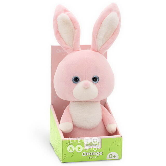 Мягкая игрушка Зайчонок розовый 20 см коллекция Mini Twini Orange Toys
