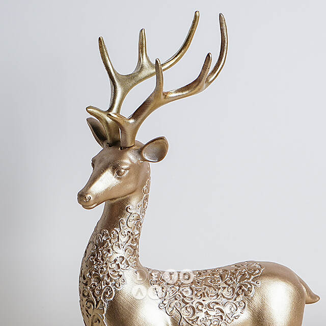 Новогодняя фигурка Олень Костанзо - Santo Natale 31 см Due Esse Christmas