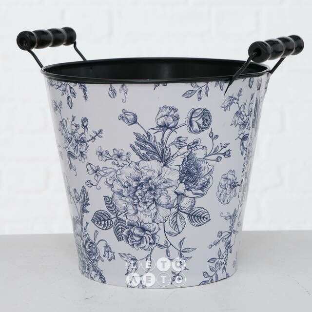 Металлическое кашпо De Fleurs 19 см Boltze