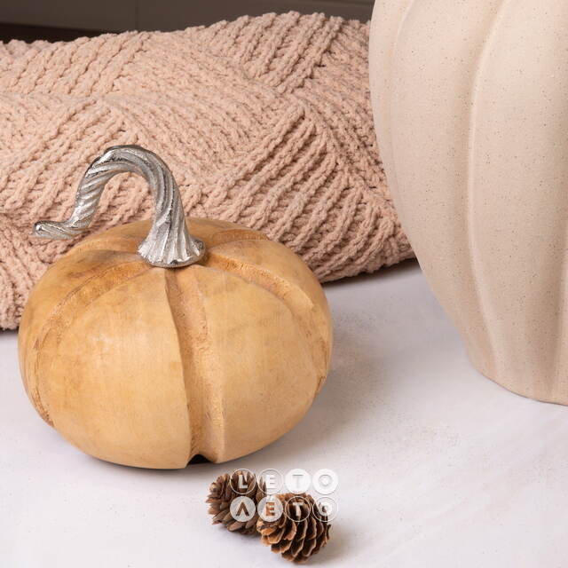 Деревянная фигурка Тыква Carmen 16 см  Koopman