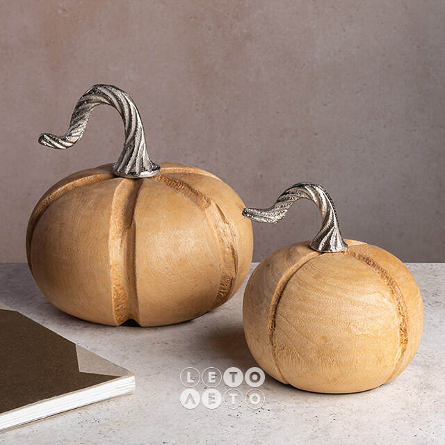 Деревянная фигурка Тыква Carmen 16 см  Koopman