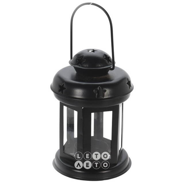 Подсвечник фонарь Severo 15 см черный Koopman