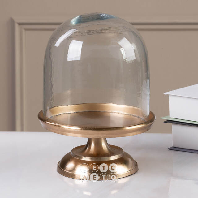 Стеклянный клош для декора Lillian 25*15 см Koopman