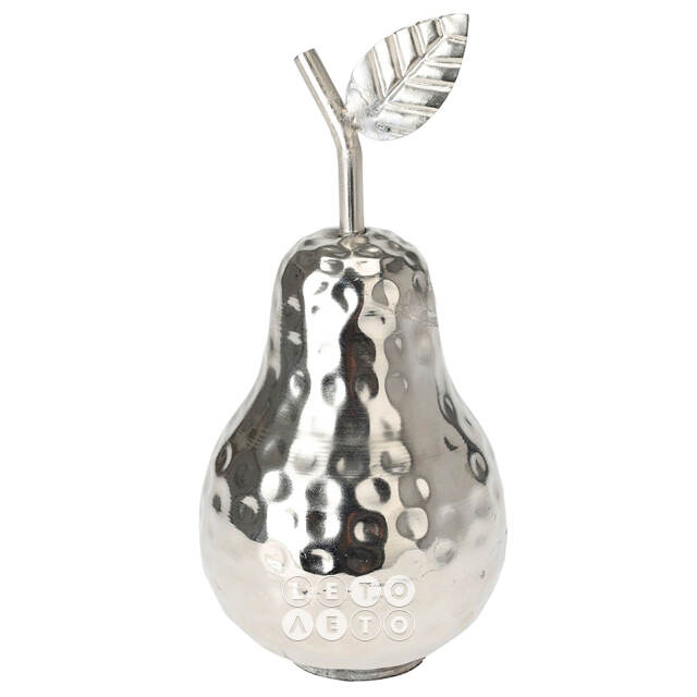 Декоративная фигурка Груша Меркаданте 17*9 см серебряная Koopman