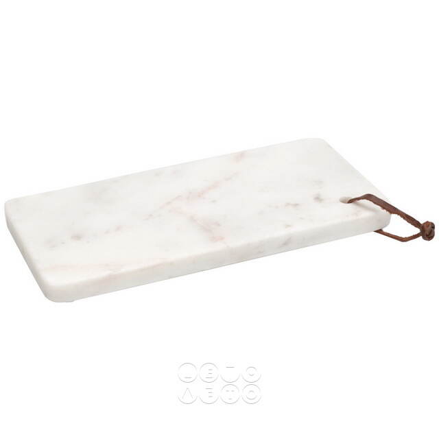 Разделочная доска из мрамора Artemis 25*12 см, белая Koopman
