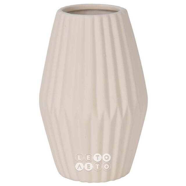 Керамическая ваза Cremon 17*11 см белая Koopman