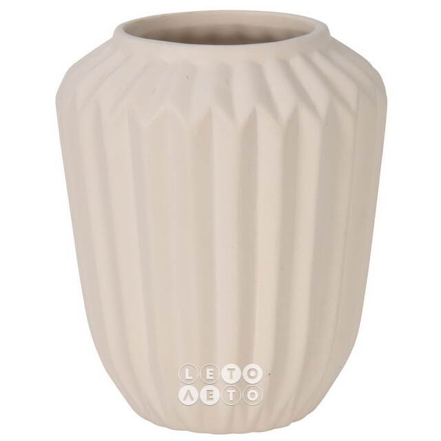 Керамическая ваза Cremon 17*15 см белая Koopman