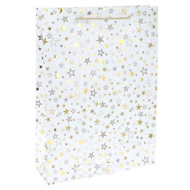 Подарочный пакет Morning Snowfall 41*33 см белый Koopman