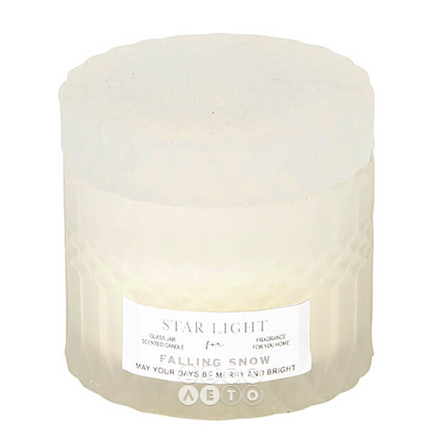 Ароматическая свеча Star Light - Patchouli Falling Snow 9 см Koopman