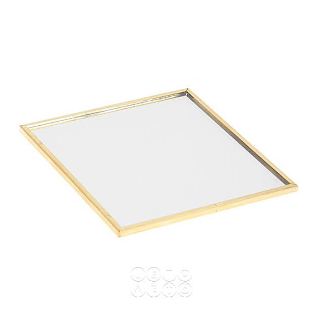 Зеркальная подставка Fredo Quadro 10 см золотая Koopman